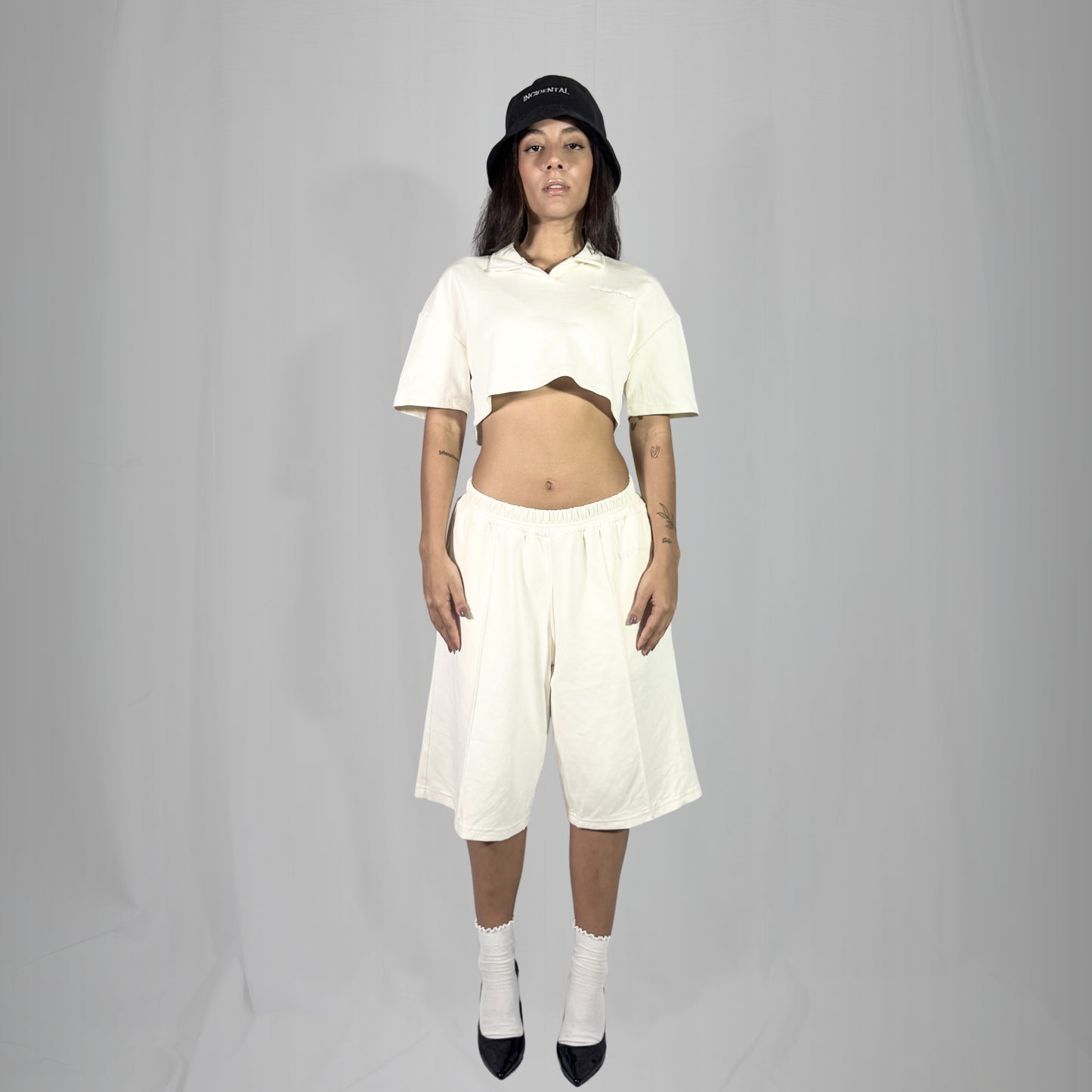 MOONSTONE POLO CROPTOP