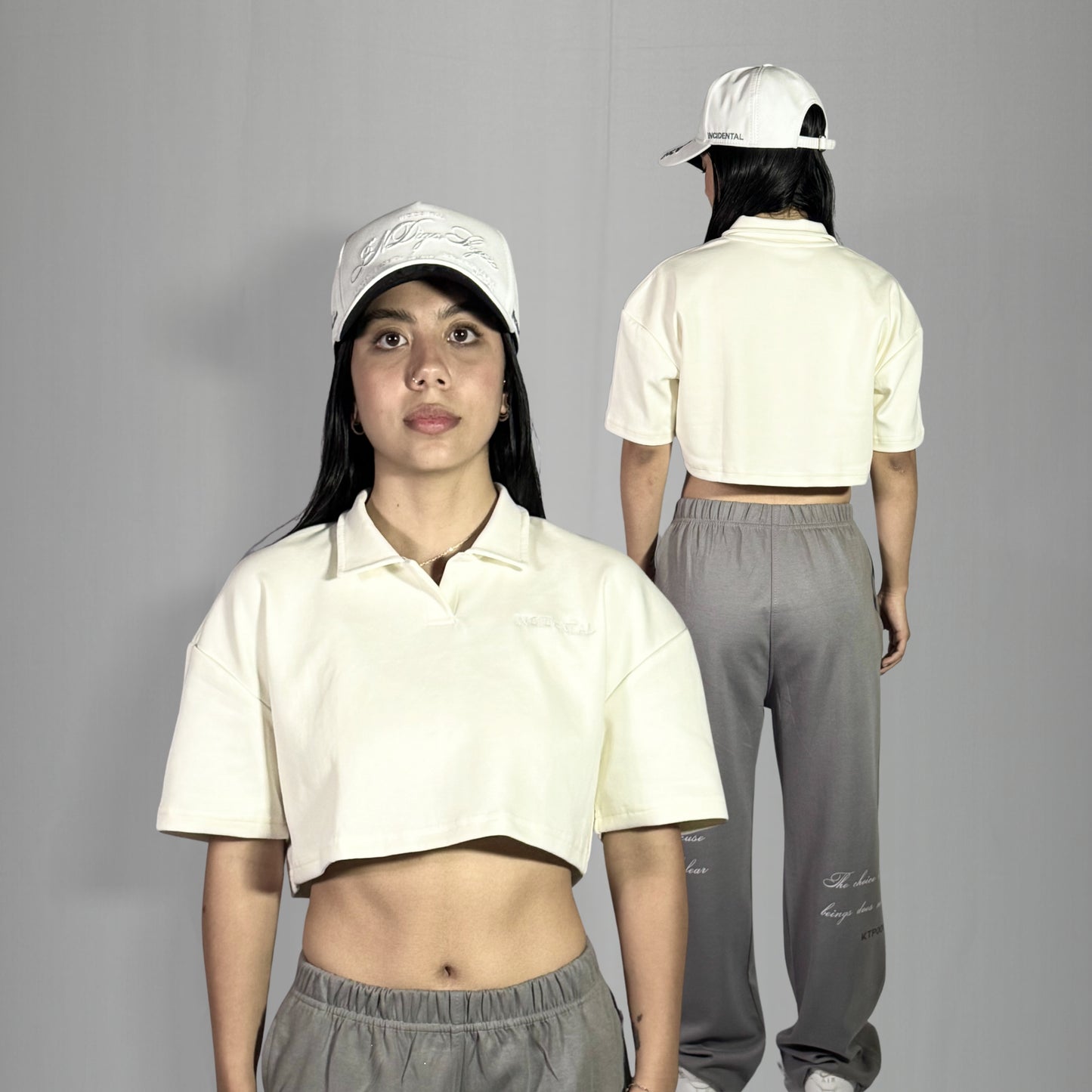 MOONSTONE POLO CROPTOP